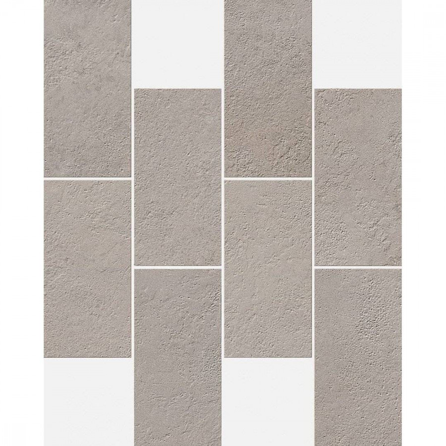 Мозаика 30x24 9мм Миллениум 610110000418 Айрон Минибрик матовая серый Italon
