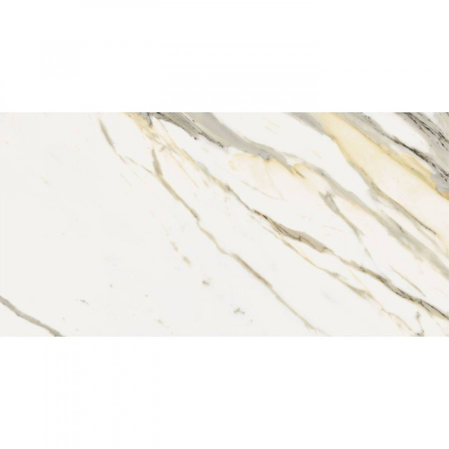 Керамогранит 120x60 9мм Стелларис 610015000677 Calacatta Gold Lappato Ret лаппатированная белый Italon
