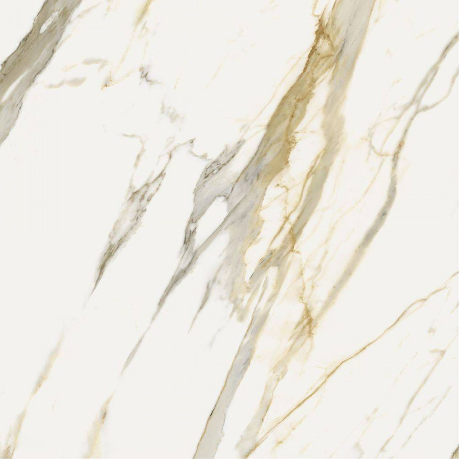 Керамогранит 120x120 9мм Стелларис 600010002387 Calacatta Gold Nat Ret матовая белый Italon
