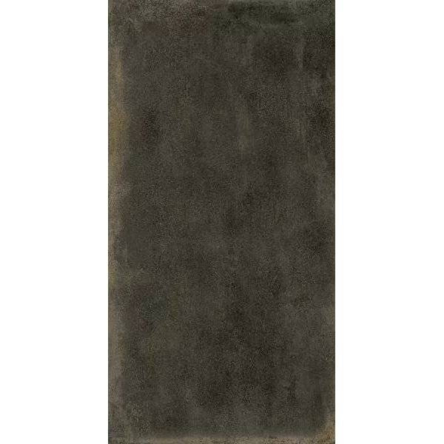 Керамогранит 160x80 9мм Continuum 610015000646 Brass Dark Lap лаппатированная черный Italon