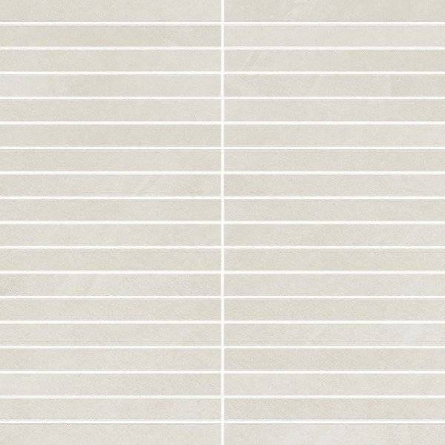 Мозаика 30x30 9мм Continuum 610110001025 Polar Mosaico Strip матовая бежевый Italon