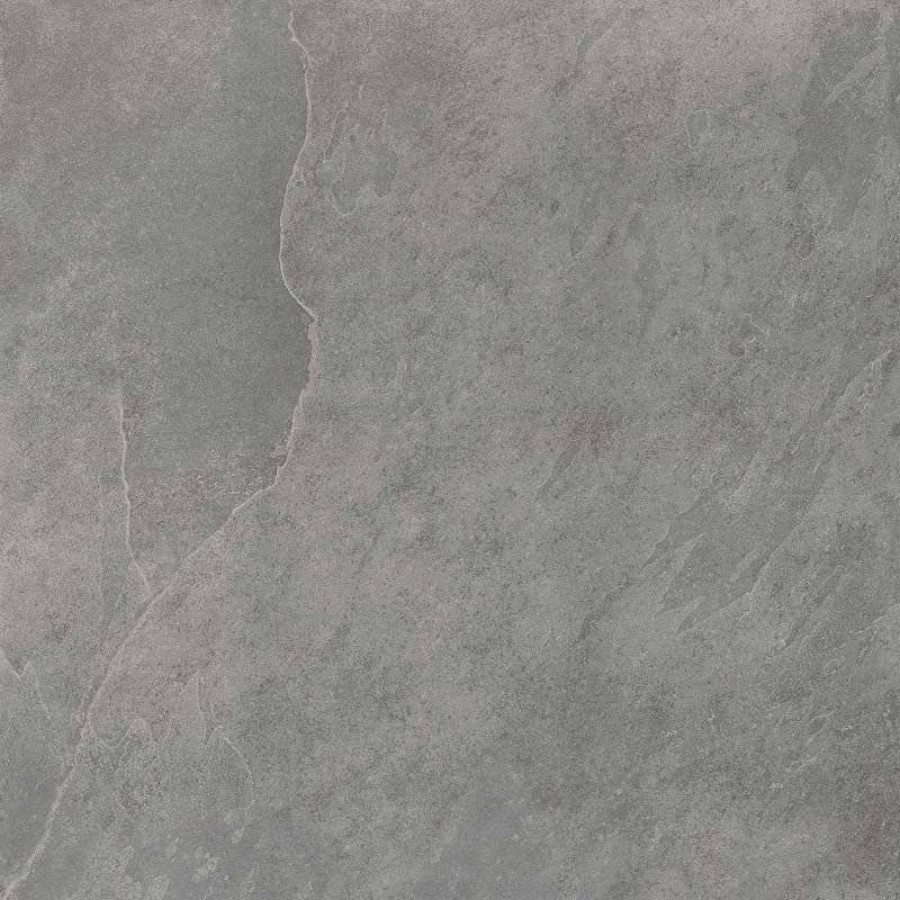 Керамогранит 80x80 10мм Материя 610010001694 Карбонио матовая серый Italon