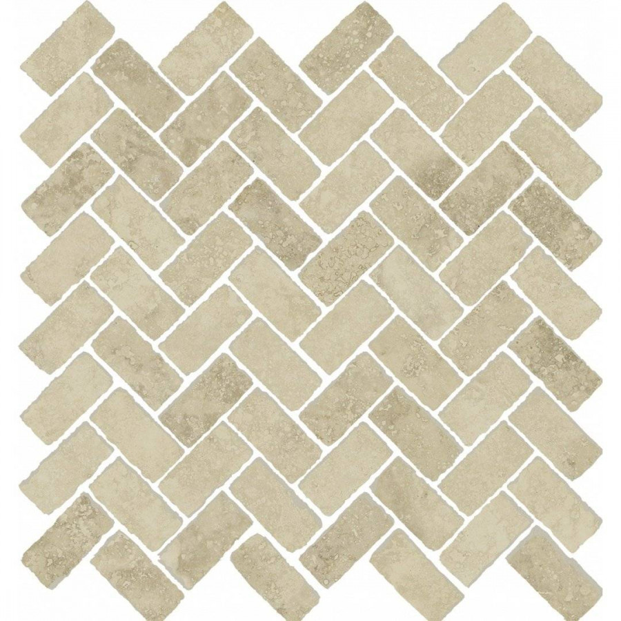 Мозаика 32x30 9мм Вандефул Лайф 620110000130 Алмонд Кросс матовая бежевый Italon