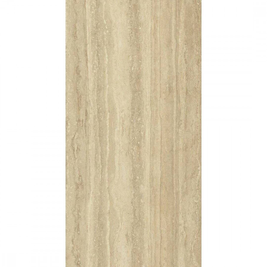Керамогранит 160x80 8мм Шарм Эдванс 610015000590 Травертино Романо Люкс полированная бежевый Italon