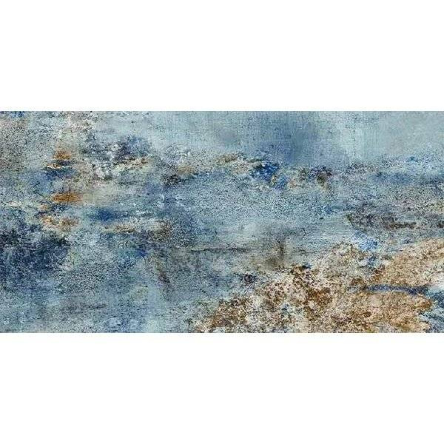Керамогранит 120x60 10мм Art Blue Satin Matt сатинированная синий ITC