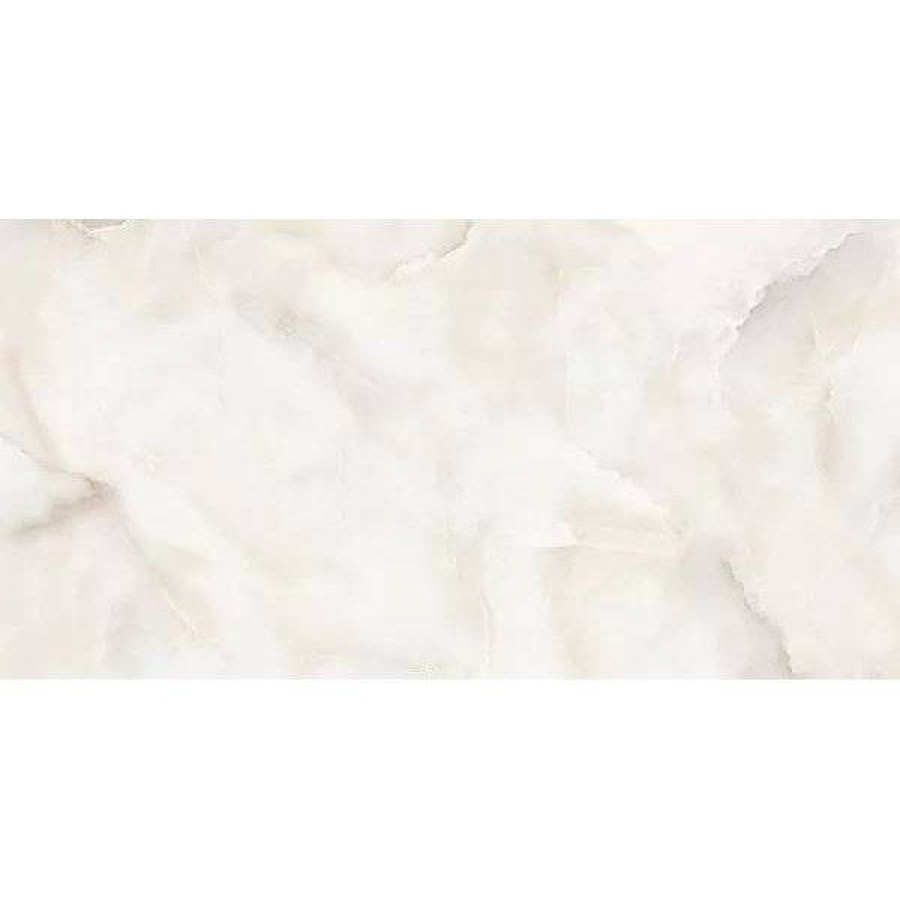 Керамогранит 120x60 9мм Cloudy Onyx White Sugar лаппатированная белый ITC