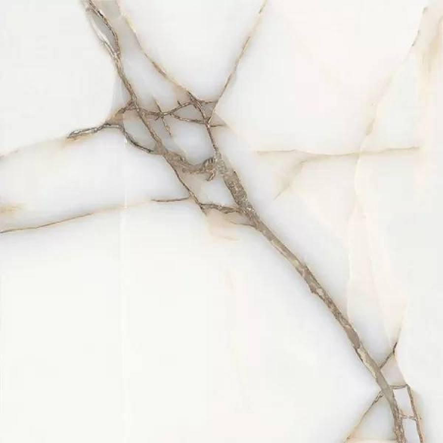 Керамогранит 60x60 9мм Moon Onyx White Glossy глянцевая белый ITC