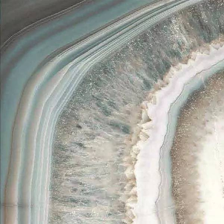 Керамогранит 60x60 9мм Persian Teal Onyx Sugar лаппатированная голубой ITC