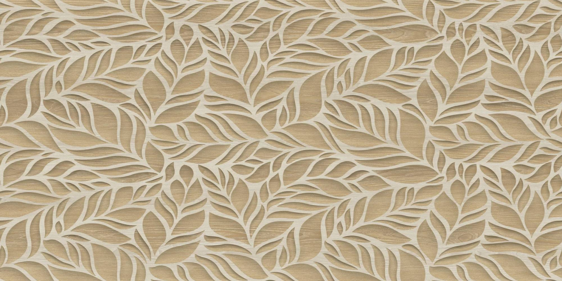 Керамогранит 120x60 9мм Foresta Magica Miel Matt Carving матовая бежевый ITC