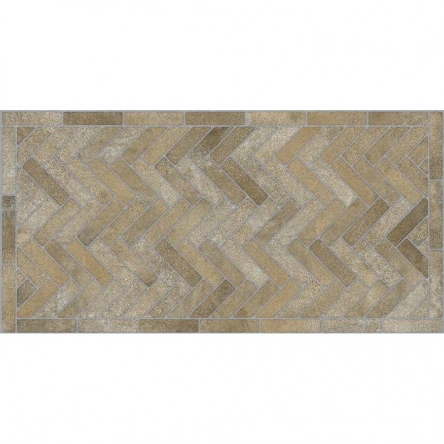 Керамогранит 120x60 9мм Road Ocre R11 матовая коричневый Jano Tiles
