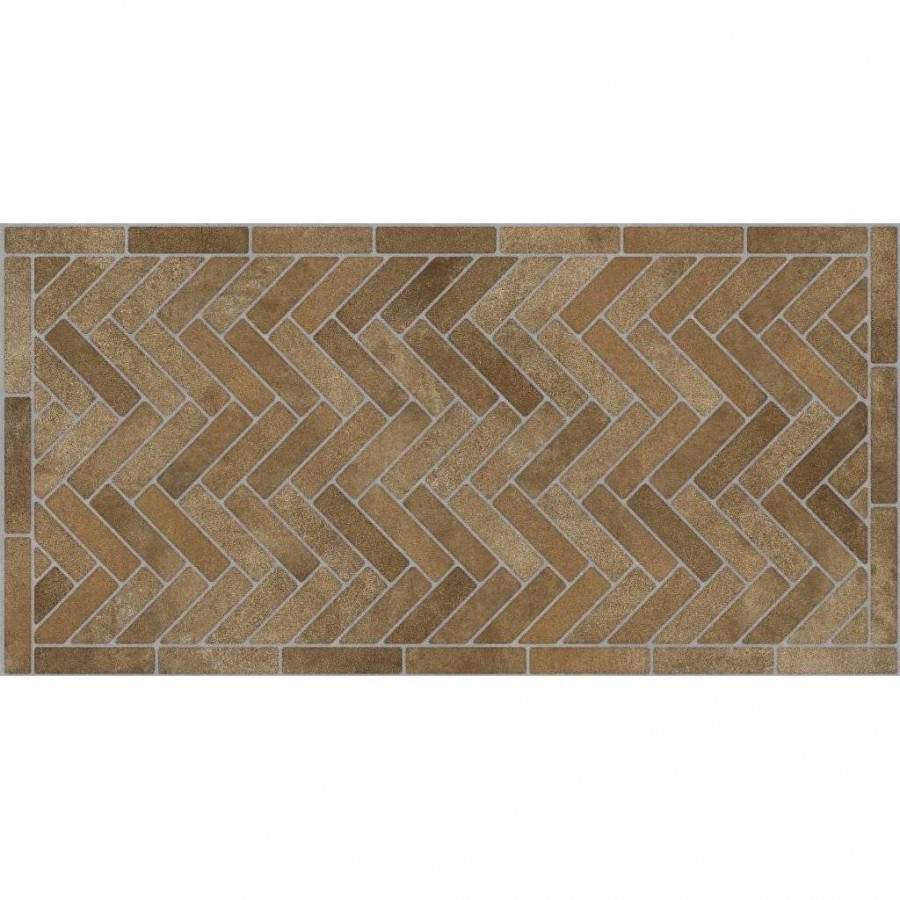 Керамогранит 120x60 9мм Road Cotto R11 матовая коричневый Jano Tiles