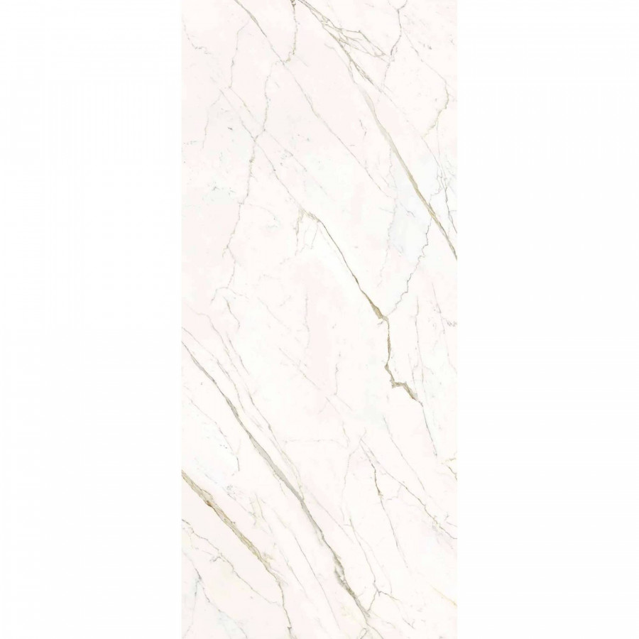 Керамогранит 278x120 6мм Elements Lux N9A2 Calacatta Statuarietto Lap Rt лаппатированная белый Keope