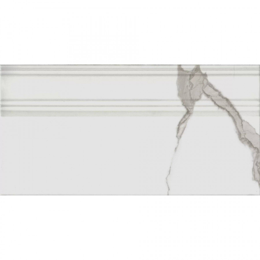 Плинтус 40x20 16мм Монте Тиберио FME029R Белый Глянцевый Обрезной глянцевая белый Kerama Marazzi