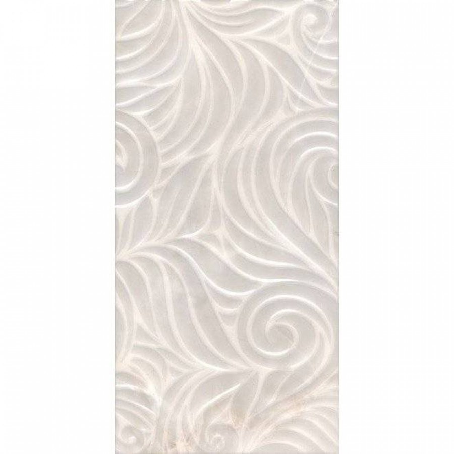 Керамическая плитка 60x30 9мм Вирджилиано 11100R Серый Структура Обрезной глянцевая бежевый Kerama Marazzi