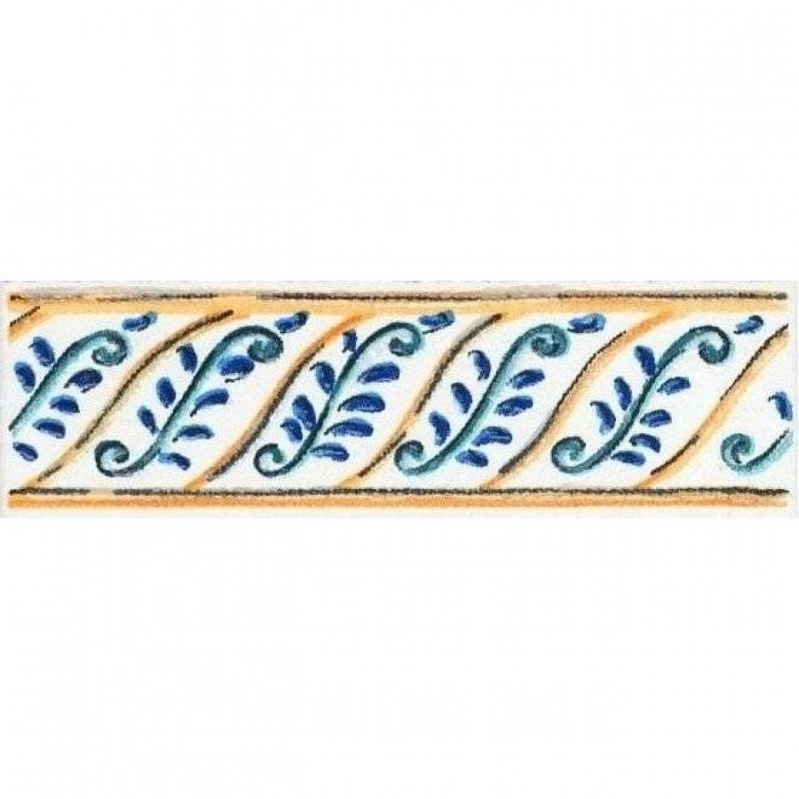 Бордюр 10x3 7мм Капри STG/A493/1146H глянцевая белый Kerama Marazzi