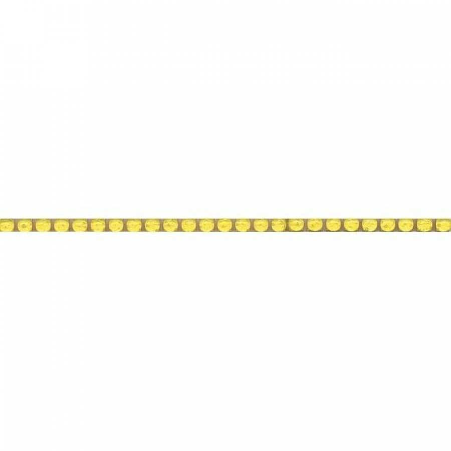 Бордюр 20x1 9мм Позитано POD004 Карандаш Бисер Лимонный глянцевая желтый Kerama Marazzi