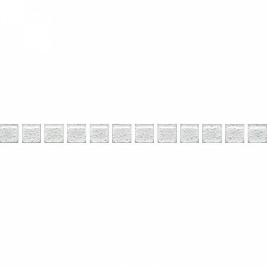 Бордюр 20x1 12мм POF010 Бисер Белый глянцевая белый Kerama Marazzi