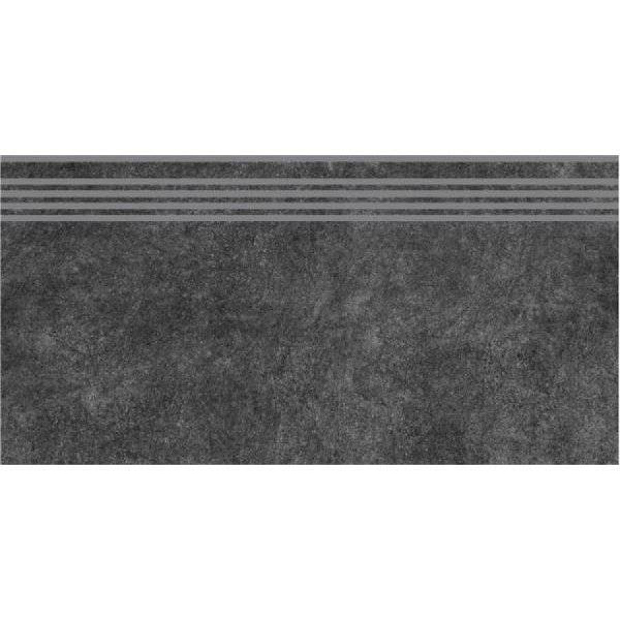 Ступень 60x30 9мм Королевская дорога SG615020R/GR Черный Обрезной матовая черный Kerama Marazzi