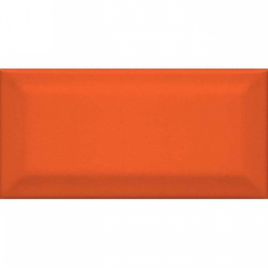 Керамическая плитка 15x7 9мм Клемансо 16075 Оранжевый Грань глянцевая оранжевый Kerama Marazzi