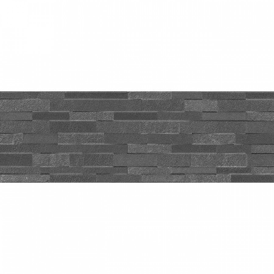 Керамическая плитка 90x30 10.5мм Гренель 13055TR Серый Темный Структура Матовый Обрезной матовая черный Kerama Marazzi