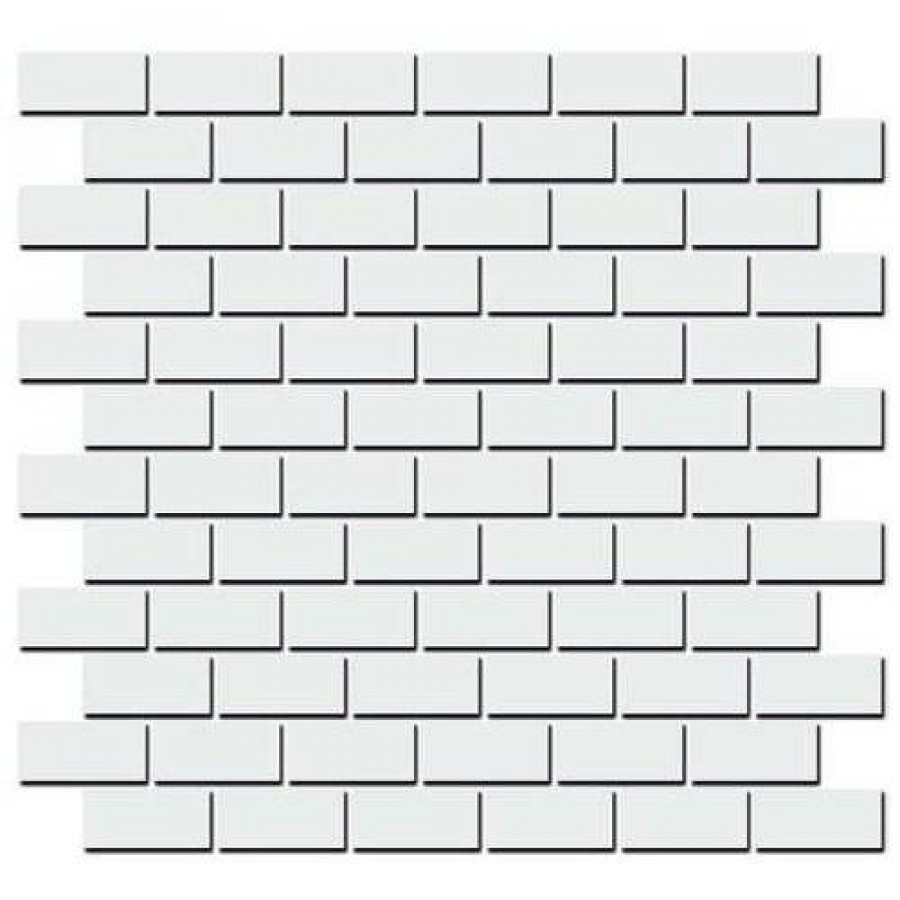 Декор 32x30 11мм Руаяль 191/002 Мозаичный глянцевая белый Kerama Marazzi