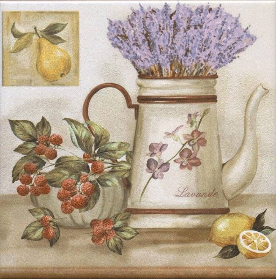 Декор 15x15 6.9мм Пикарди HGD/A242/17000 Кухня матовая бежевый Kerama Marazzi