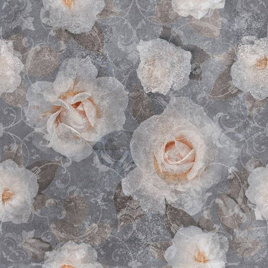 Керамогранит 80x80 11мм Турнель DL841000R декорированный обрезной матовая бежевый Kerama Marazzi