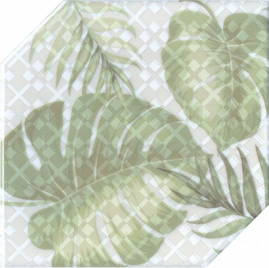 Декор 15x15 6.9мм Мируар HGD/A226/18006 глянцевая белый Kerama Marazzi