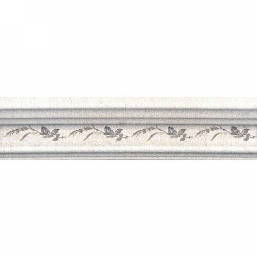 Бордюр 20x5 19мм Кантри Шик BLB028 Белый Декорированный матовая белый Kerama Marazzi