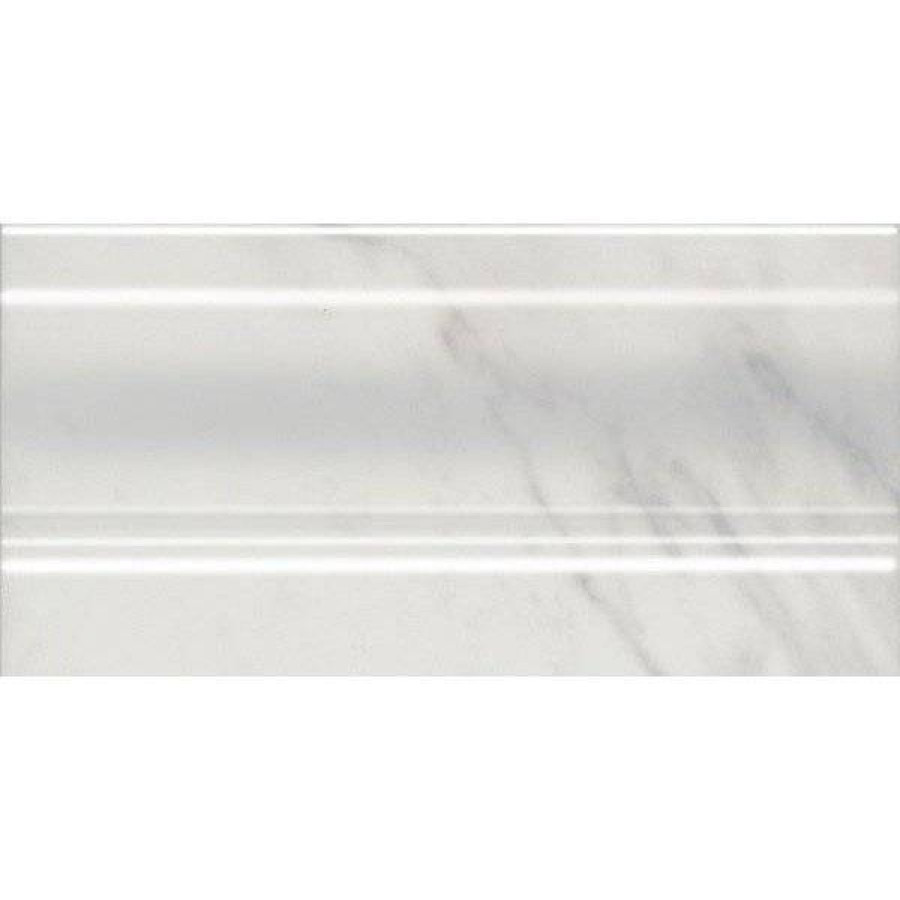 Плинтус 20x10 9мм Алькала FMD016 глянцевая белый Kerama Marazzi