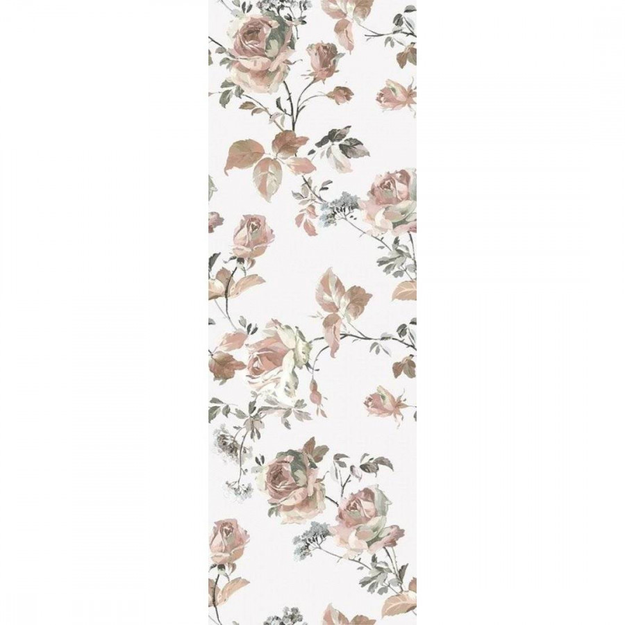 Декор 120x40 10мм Монфорте 14018R/3F Цветы Матовый Обрезной матовая белый Kerama Marazzi