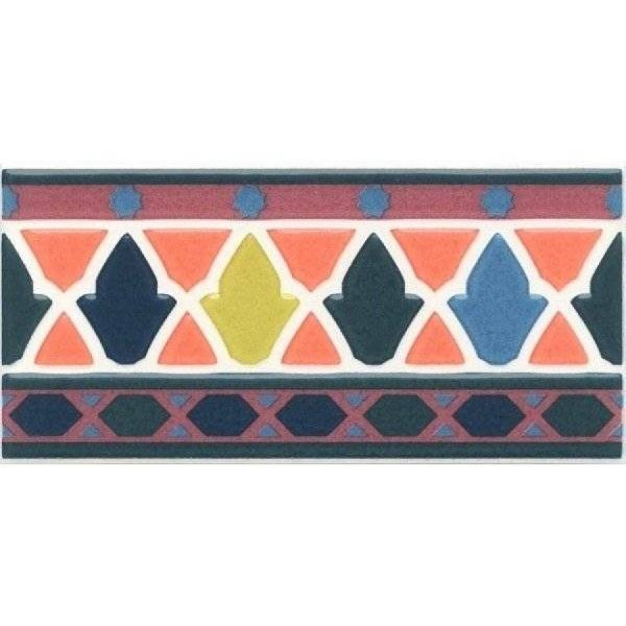 Декор 15x7 9мм Алькасар HGD/A328/16000 глянцевая оранжевый Kerama Marazzi