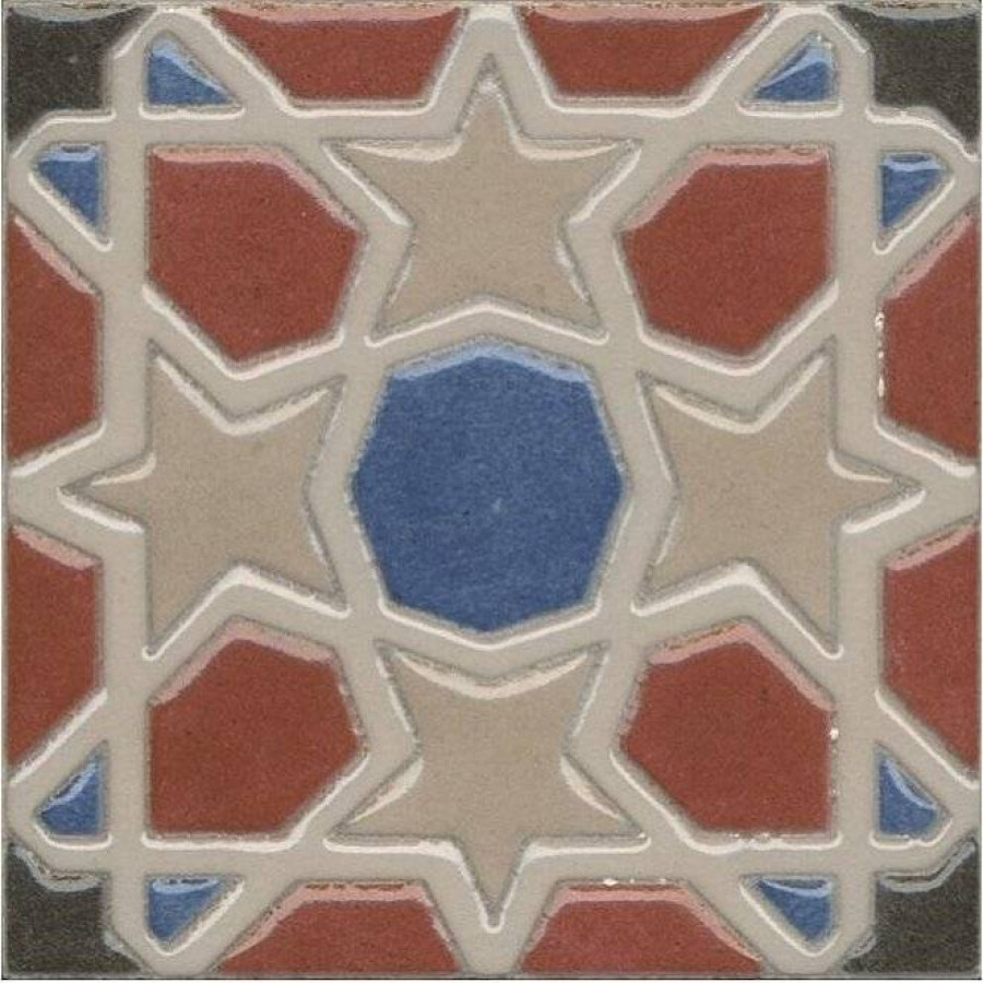 Вставка 10x10 7мм Паласио VT/A60/1266H матовая красный Kerama Marazzi