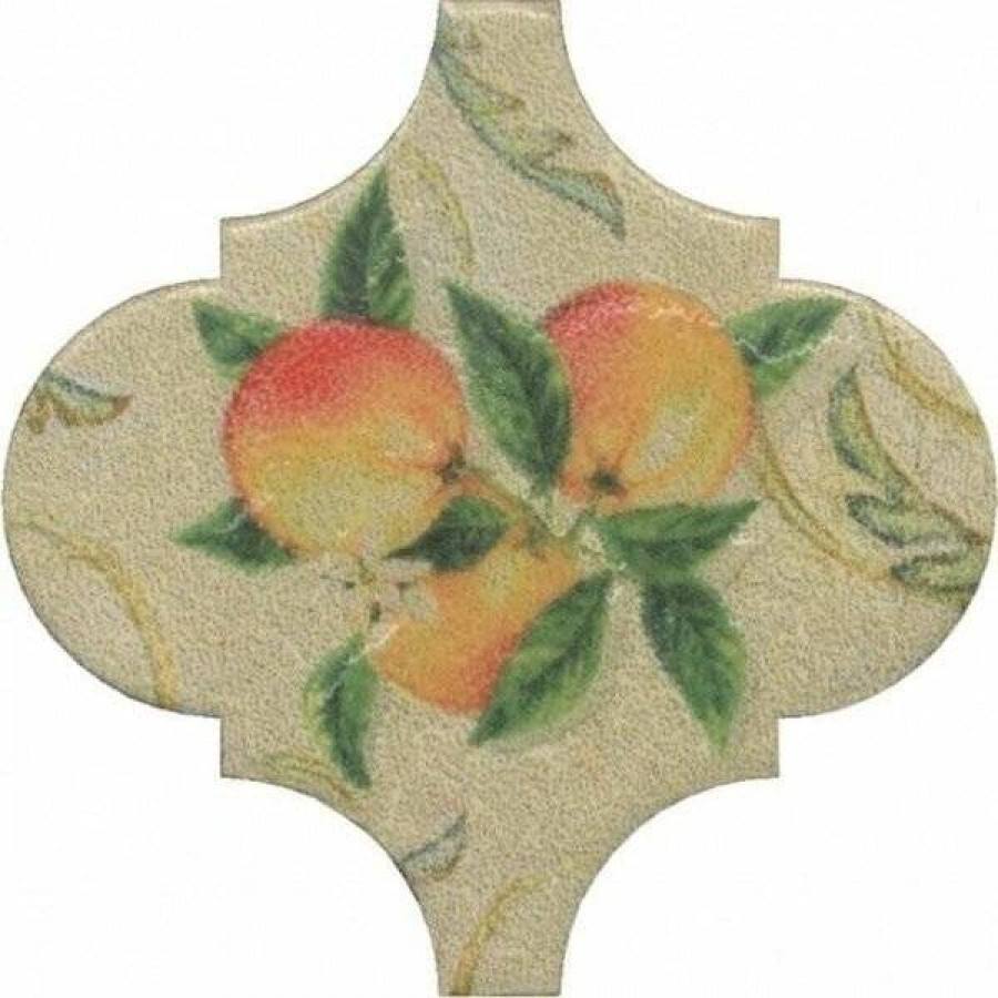 Декор 7x7 9мм Арабески Котто OP/A168/65000 матовая бежевый Kerama Marazzi