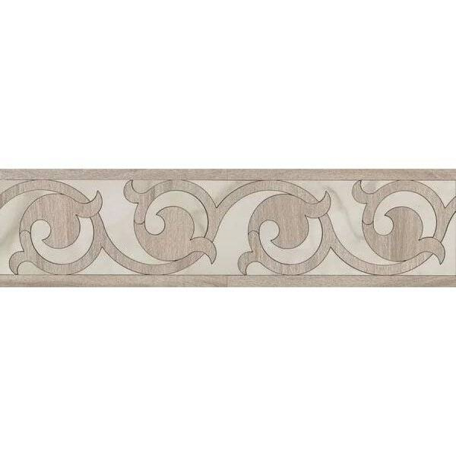 Бордюр 60x16 9мм Карелли ID122T Наборный лаппатированная бежевый Kerama Marazzi