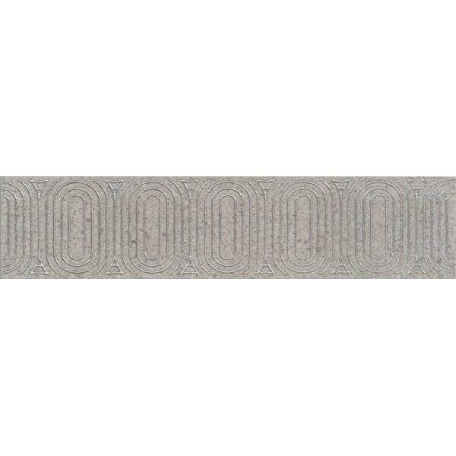 Бордюр 25x6 9мм Безана OP/B206/12137R матовая серый Kerama Marazzi