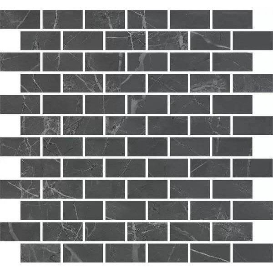 Мозаика 32x30 9мм Буонарроти MM13106T Серый Темный Мозаичный матовая серый Kerama Marazzi