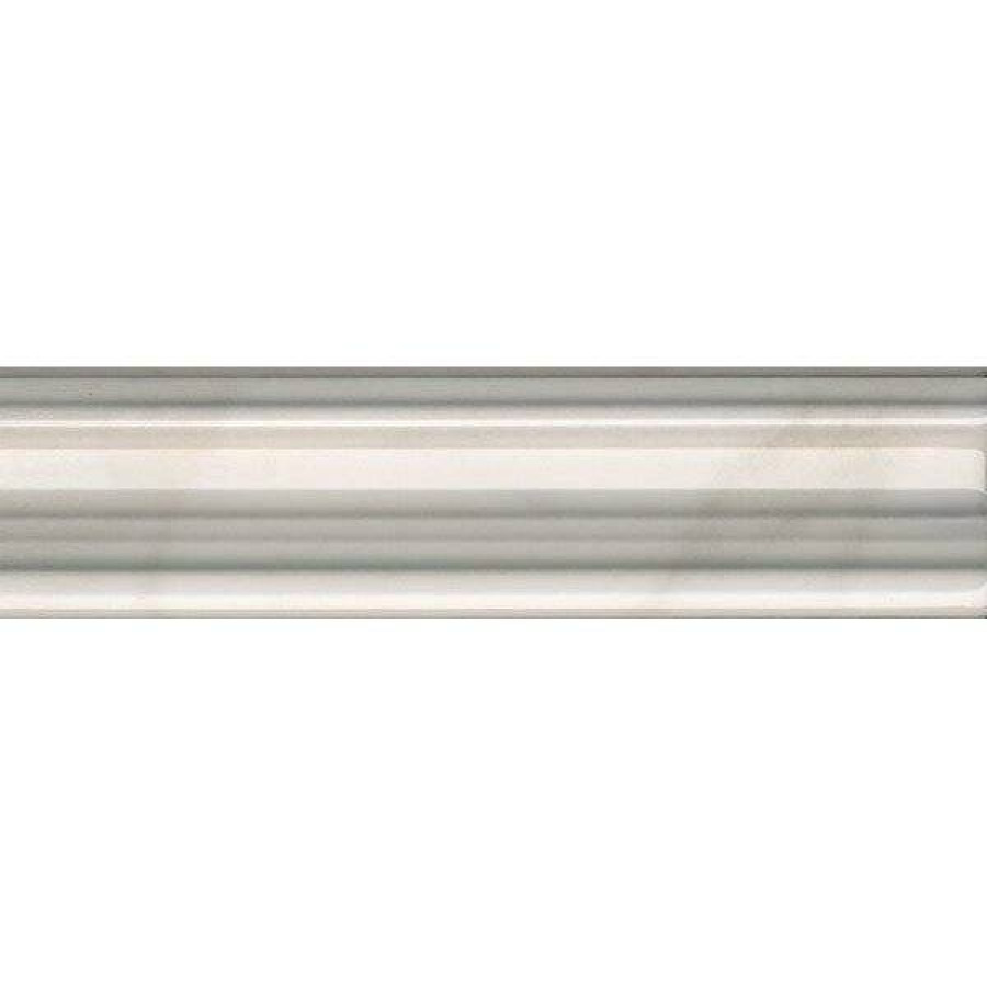 Бордюр 20x5 19мм Висконти BLB042 глянцевая серый Kerama Marazzi