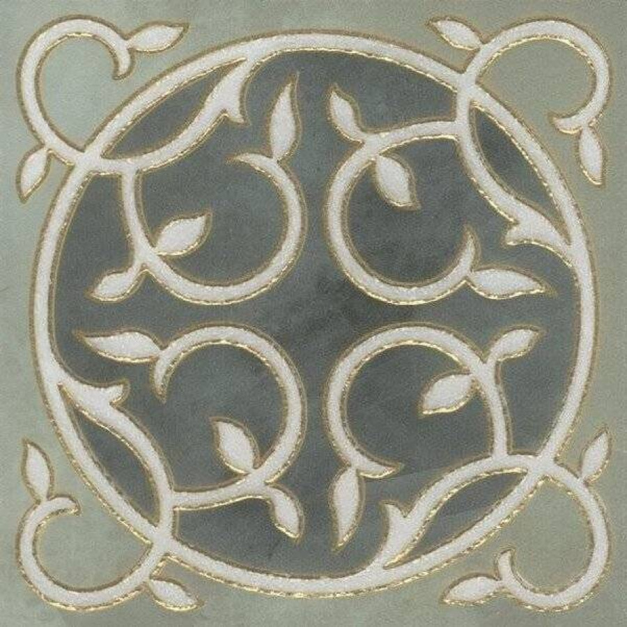 Вставка 15x15 9мм Джардини OS/C90/SG1609L лаппатированная зеленый Kerama Marazzi