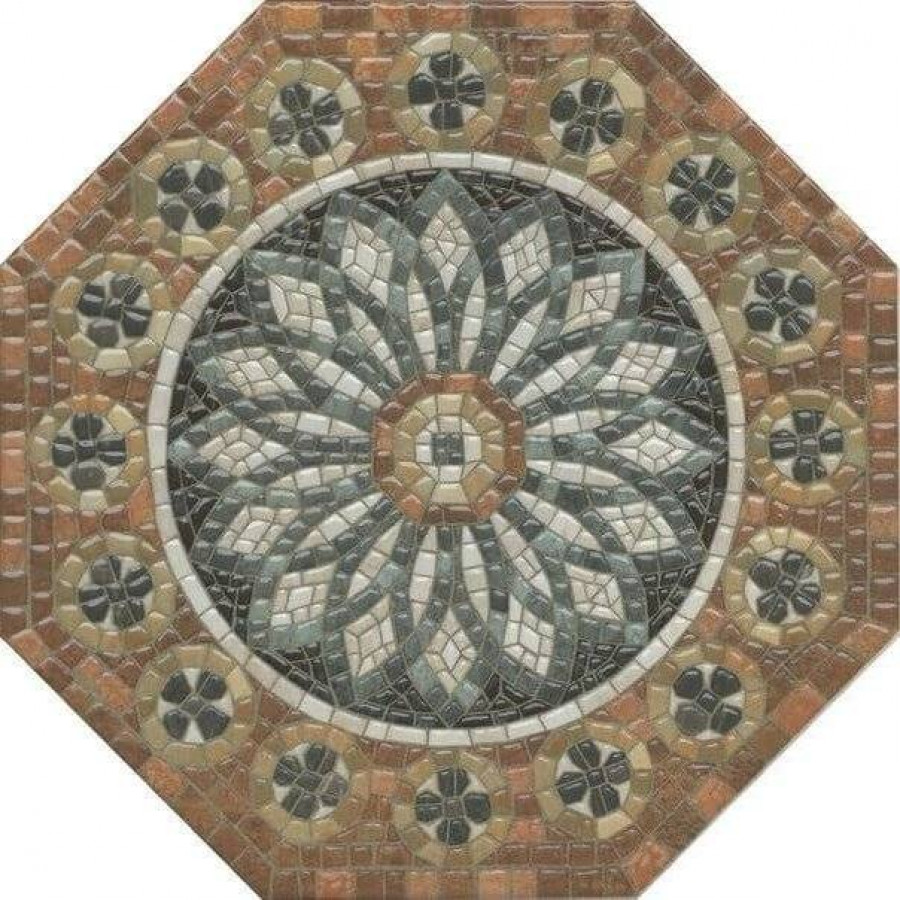 Декор 24x24 7мм HGD/A438/SG2440 глянцевая коричневый Kerama Marazzi