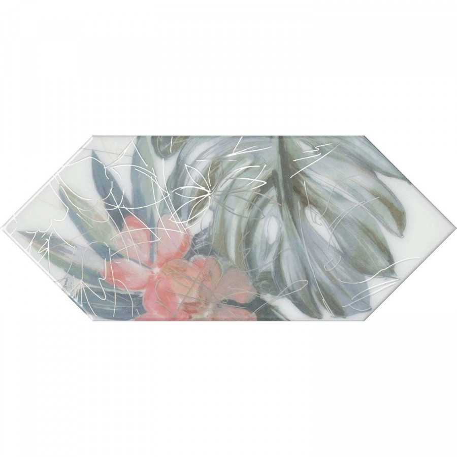 Декор 34x14 6.9мм Фурнаш VB\A63\35000 3 глянцевая голубой Kerama Marazzi