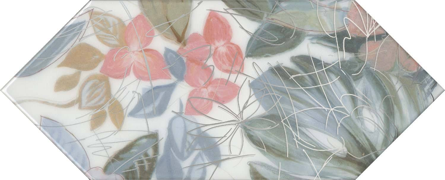 Декор 34x14 6.9мм Фурнаш VB\A67\35000 7 глянцевая белый Kerama Marazzi