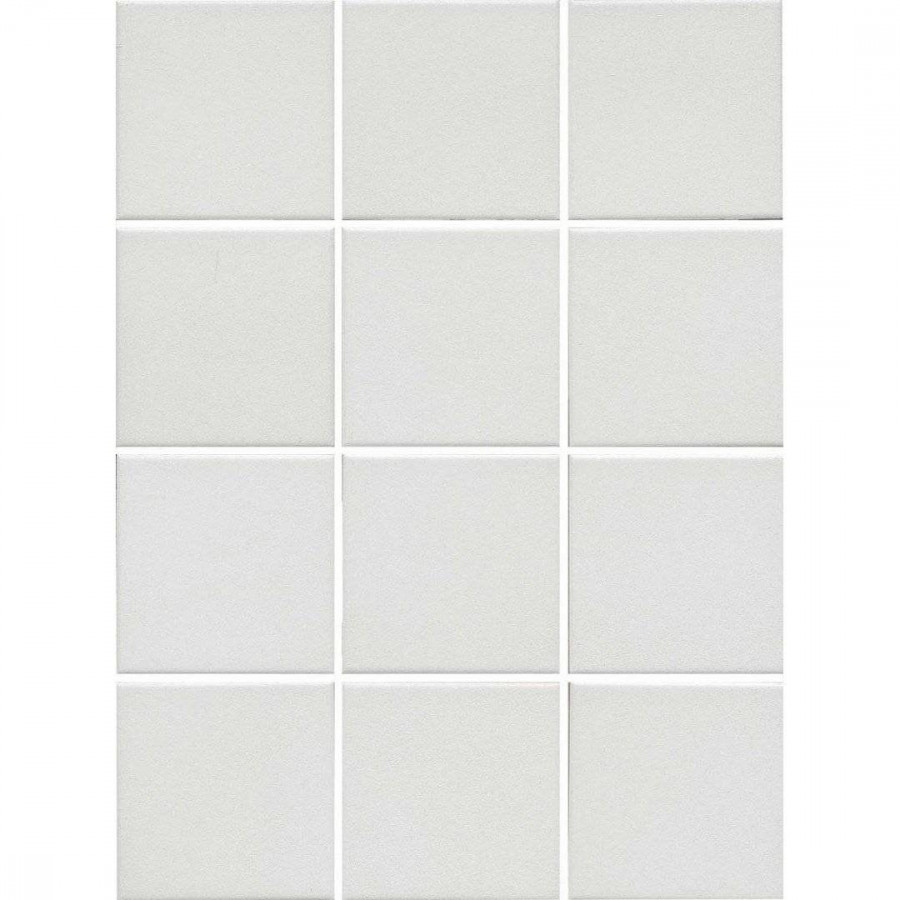 Керамогранит 10x10 7мм Агуста 1332 Белый (из 12 частей) матовая белый Kerama Marazzi
