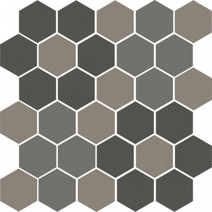 Декор 30x30 6.9мм Агуста AD\A657\MM 2 Мозаичный матовая серый Kerama Marazzi
