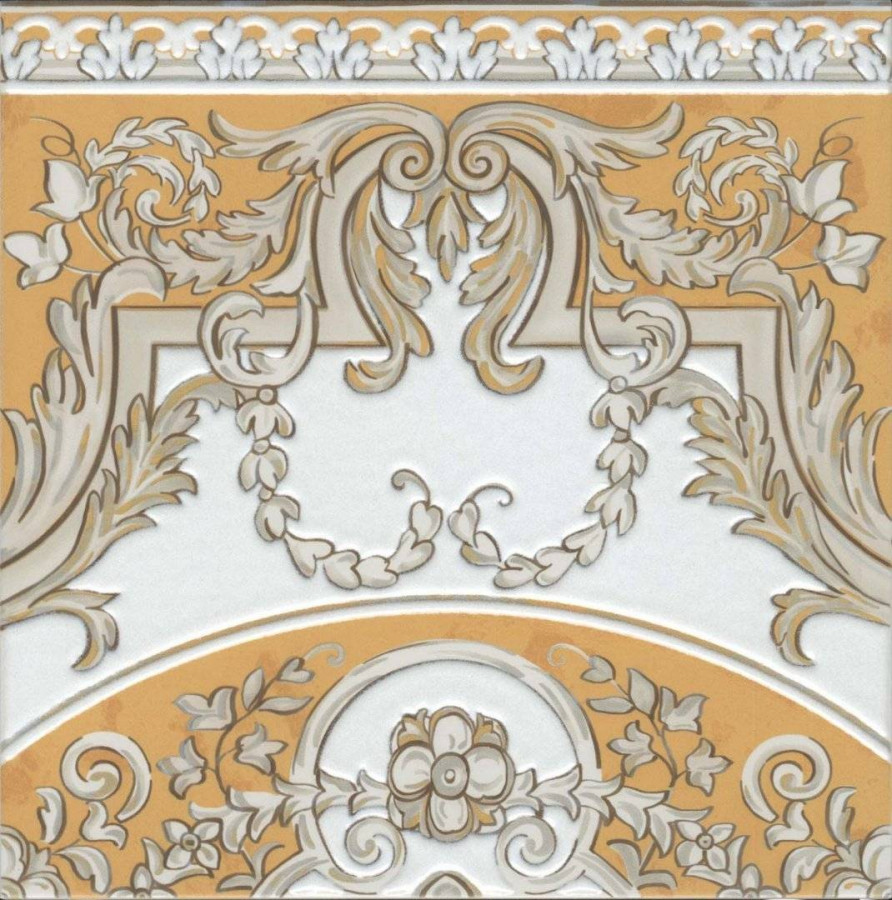 Декор 30x30 8мм Алмаш HGD\B511\SG9174 продолжение угла желтый матовая желтый Kerama Marazzi