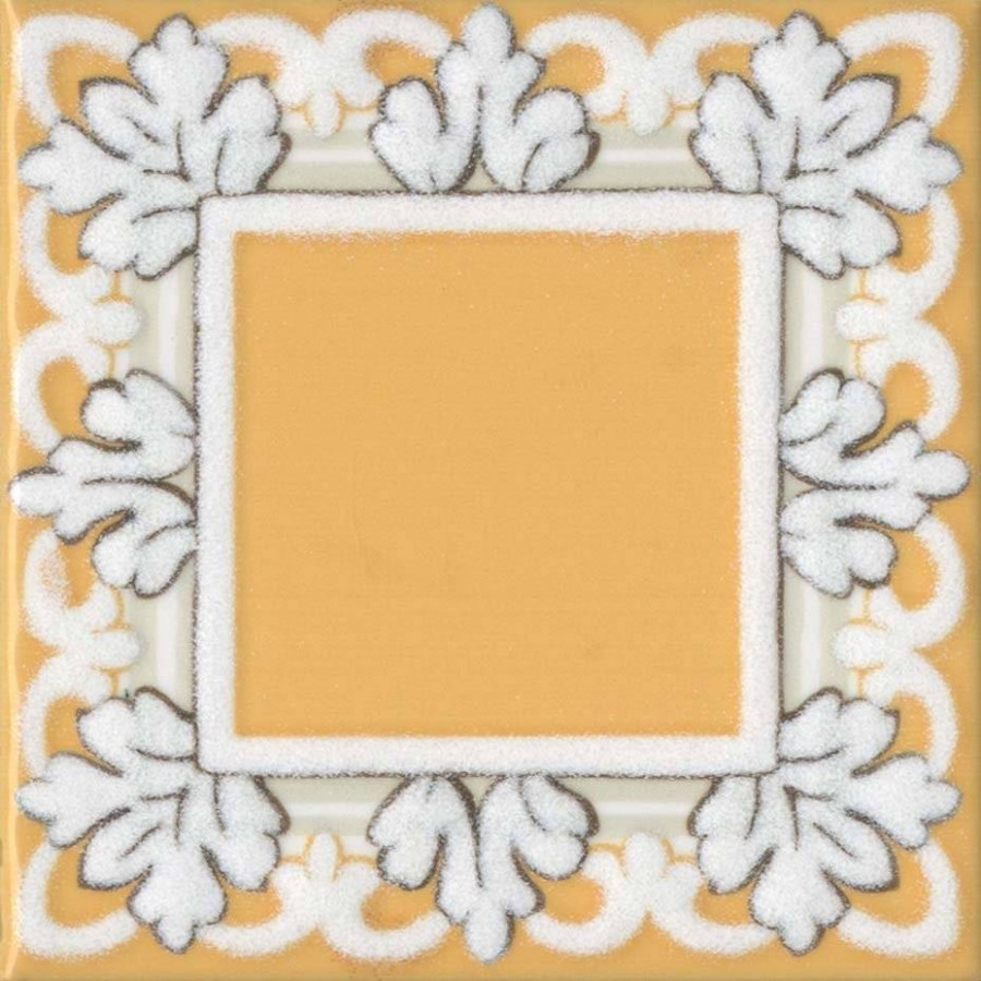 Декор 10x10 6.9мм Алмаш HGD\B525\TOB001 Желтый глянцевая желтый Kerama Marazzi