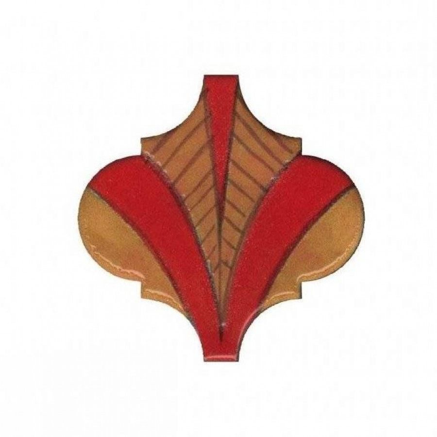 Декор 7x7 7мм Авейру VT\A311\65000 3 глянцевая красный Kerama Marazzi