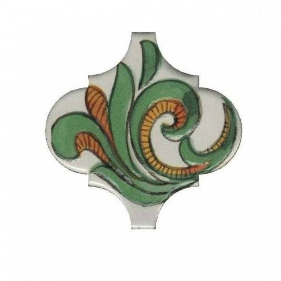 Декор 7x7 7мм Авейру VT\A315\65000 7 глянцевая зеленый Kerama Marazzi