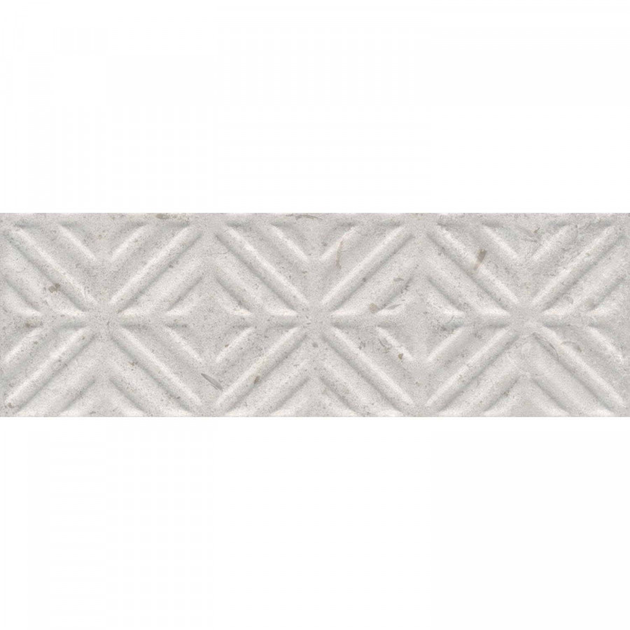 Бордюр 30x10 10мм Карму 11209R\4 Серый Светлый Обрезной матовая серый Kerama Marazzi