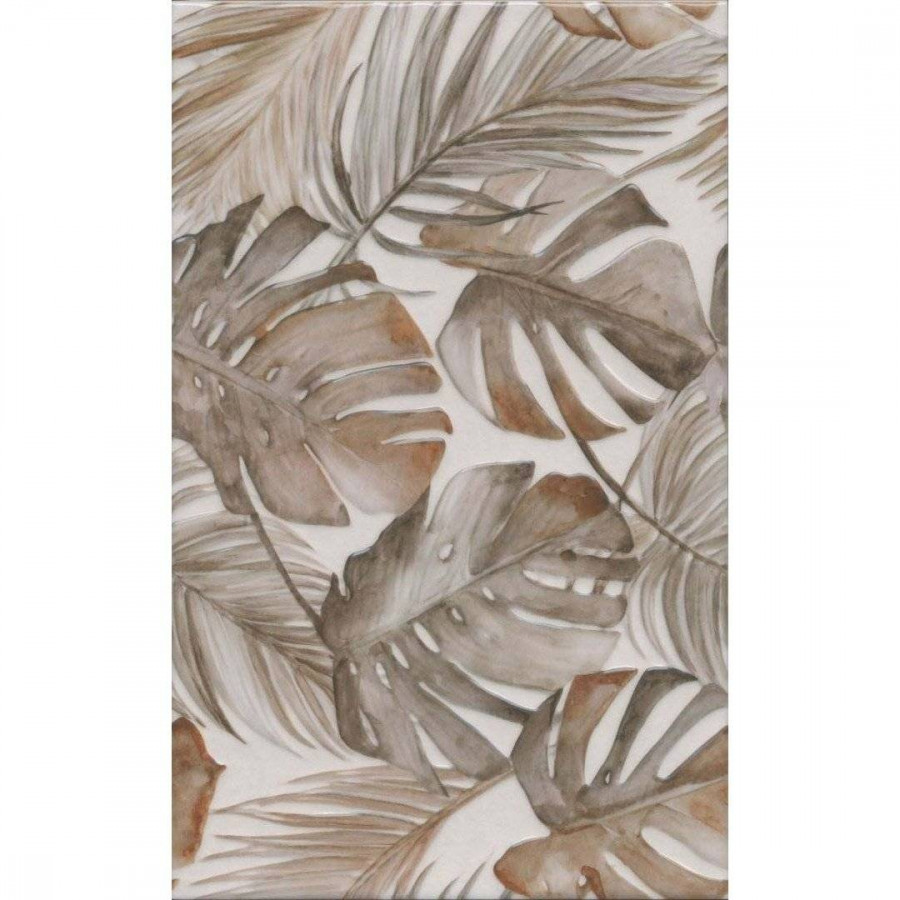 Керамическая плитка 40x25 8.8мм Левада 6412 Коричневый глянцевая коричневый Kerama Marazzi